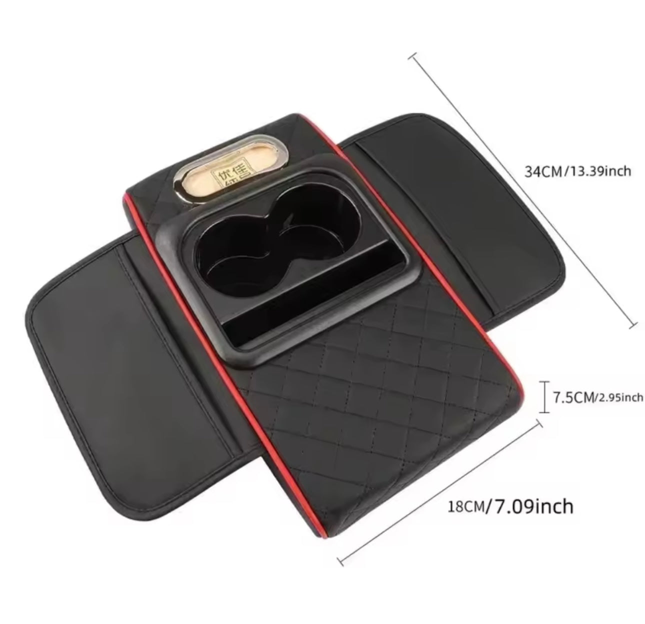 Car Armrest Storage Box Cushion